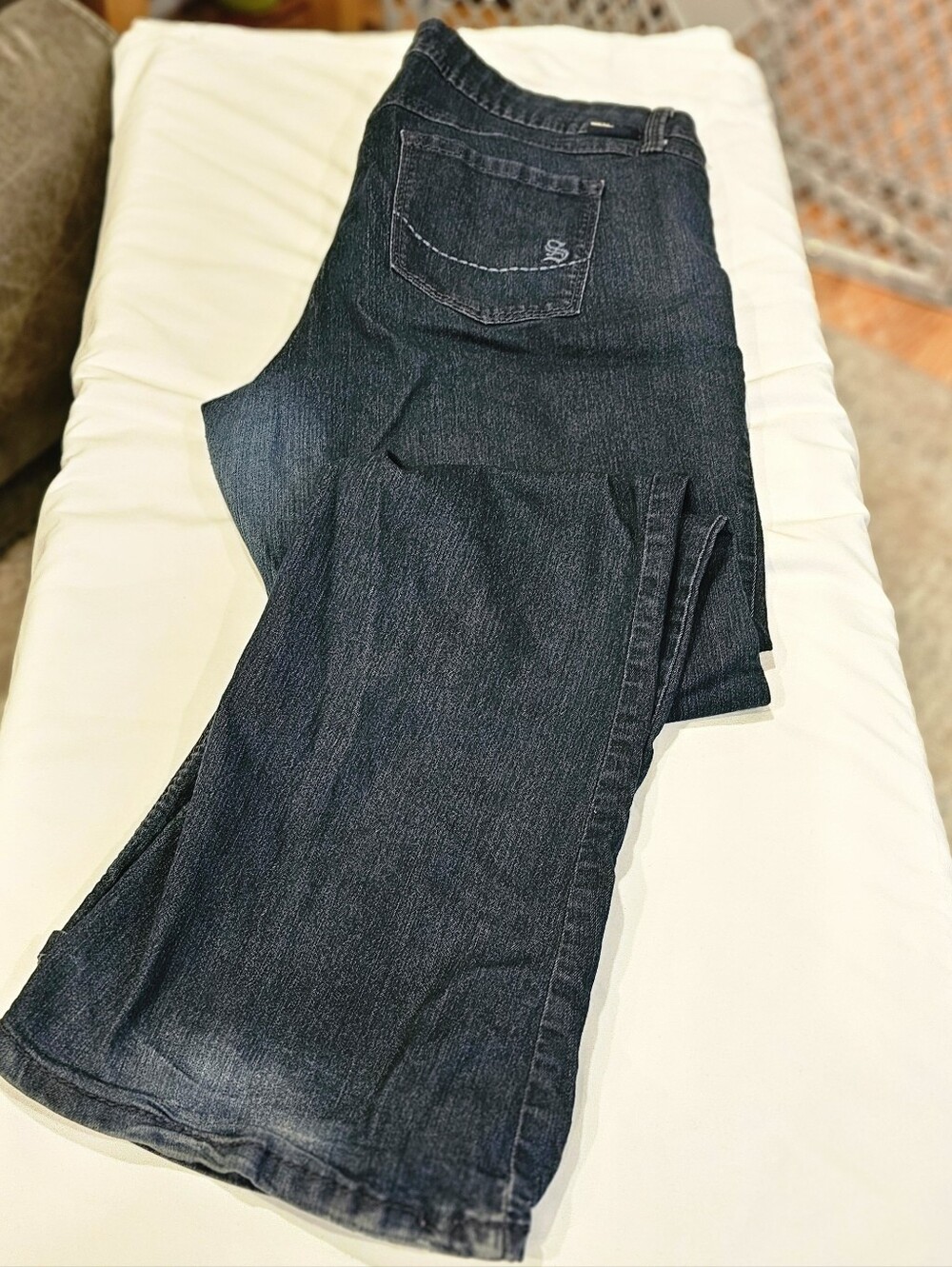 Source Of Wisdom Women’s Dark Wash Blue Jeans - Classic Stretch Denim